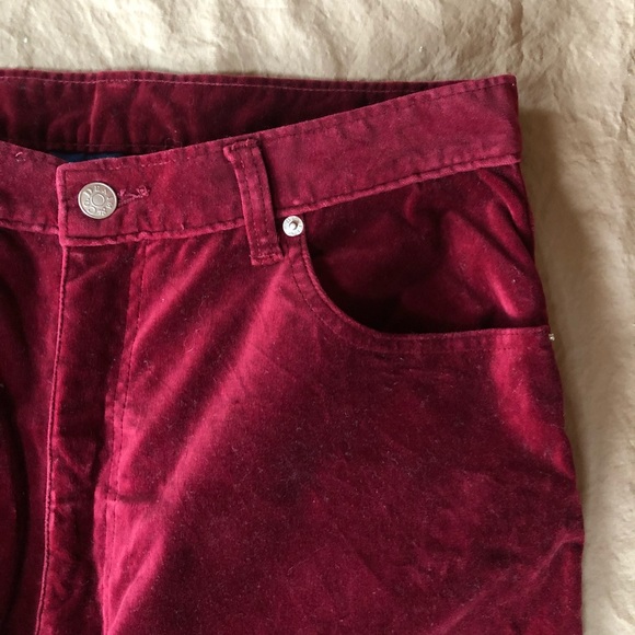 Red Velvet Pants - Picture 3 of 8
